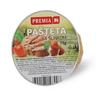 Pasteta sa sunkom Premia 75g