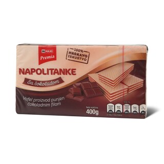 Napolitanke sa cokoladom Premia 400g