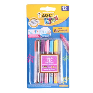 Flomasteri Mini Kids Coul. (BIC)1/12wal.