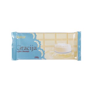 Krem tabla bela Gracija Cokolend 100g