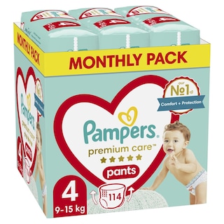 Pampers Premium Care Gacice 114kom vel 4