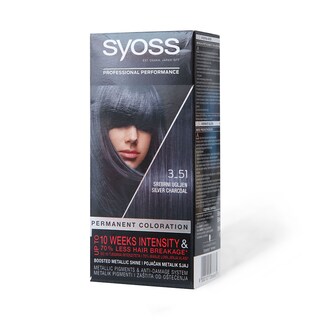 Boja za kosu 3-51 srebrni ugljen Syoss