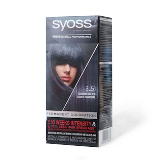 Boja za kosu 3-51 srebrni ugljen Syoss