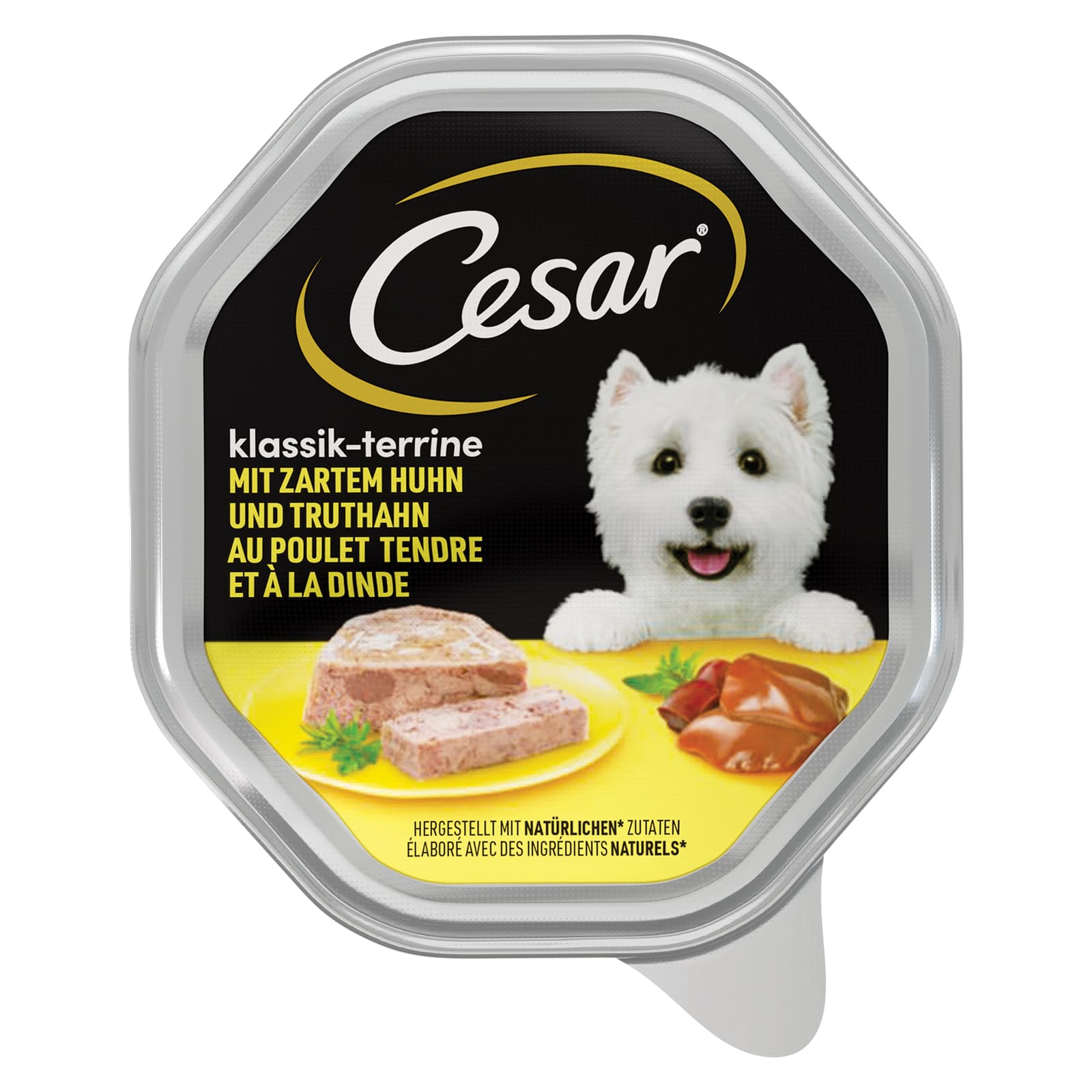 Hr.za pse piletina,curka pos.Cesar 150g
