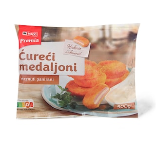 Smrz.cur.medaljoni panir.Premia 500g