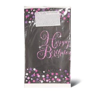 Sparkl stoljnjak pink Bday 120x180cm