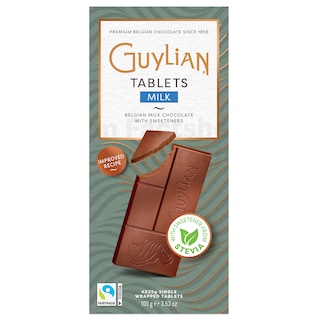 Mlecna cokolada stevia Guylian 100g