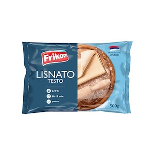 Smrznuto lisnato testo Frikom 500g