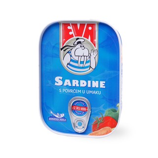Sardina s povrcem Eva 115g