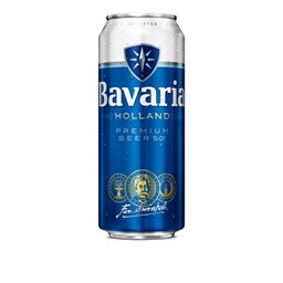 Pivo svetlo Bavaria limenka 0.5l