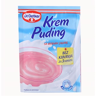 Puding jagoda Dr Oetker bez kuvanja