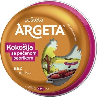 Pasteta argeta sa pecenom paprikom 95g