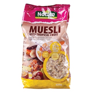 Musli sa 35% tropskog voca Natura 650g