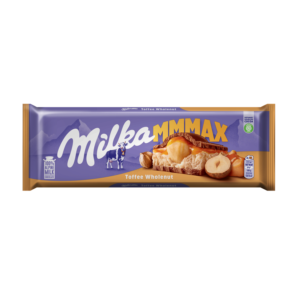Cokolada Toffee nuts Milka 300g