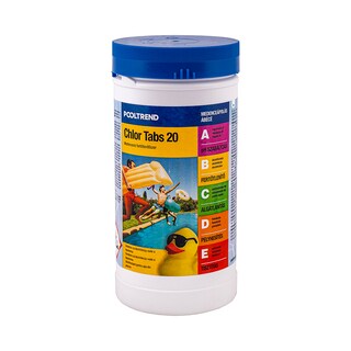 Sred.za bazene Chlortabs20 1kg P.CLK 010