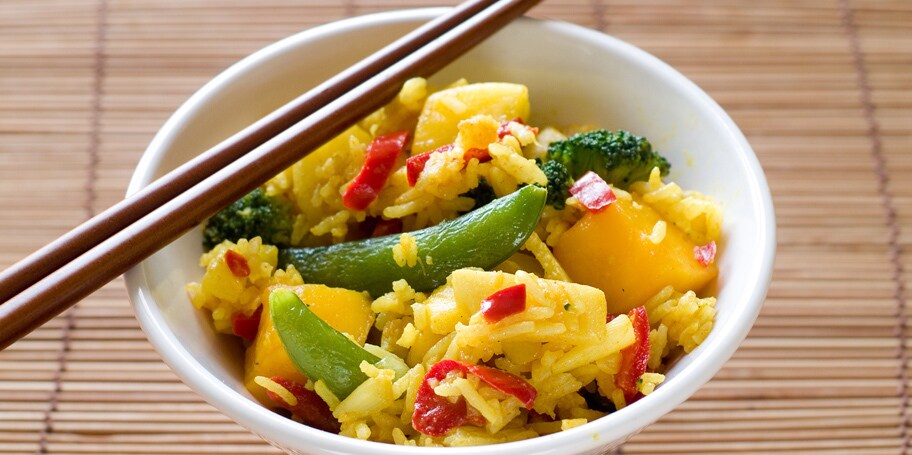 Pirinač sa mešanim povrćem