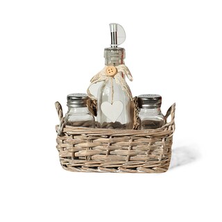 Set ulje,so,biber u korpici 17x7.5x20cm