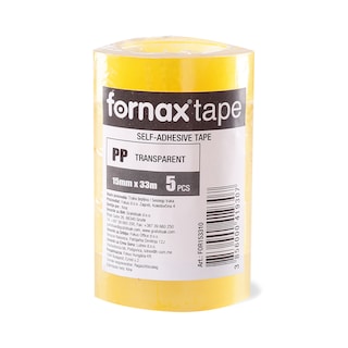 Traka lepljiva providna pk5 15mm/33m