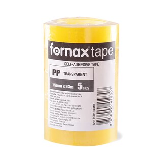 Traka lepljiva providna pk5 15mm/33m