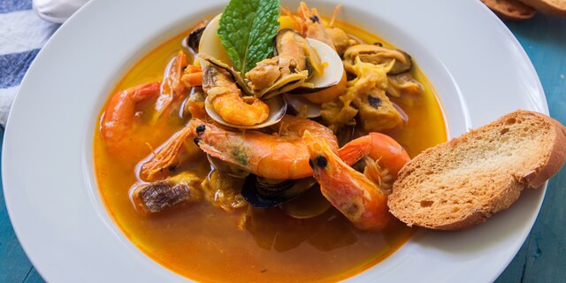 Tajlandska čorba od morskih plodova
