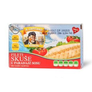 Fileti skuse paradajz Il Capitano 115g