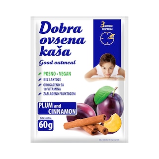 Dobra ovsena kasa sljiva i cimet 60g