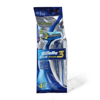 Brijac Gillette Blue 3 Simple 4ct