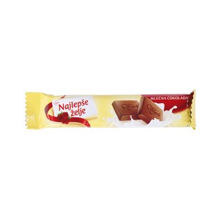 Cokolada Najlepse zelje visok sadrzaj mleka 30g,Atlantik Bra