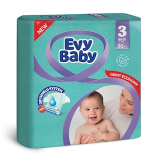Evy Baby pel.giant 3 midi 5-9KG-90kom