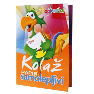 Kolaz papir B5 samolepljivi Tropicana