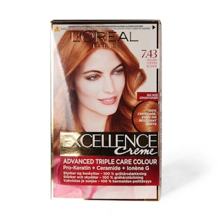 Farba Loreal Excellence 7.43 C.Blonde