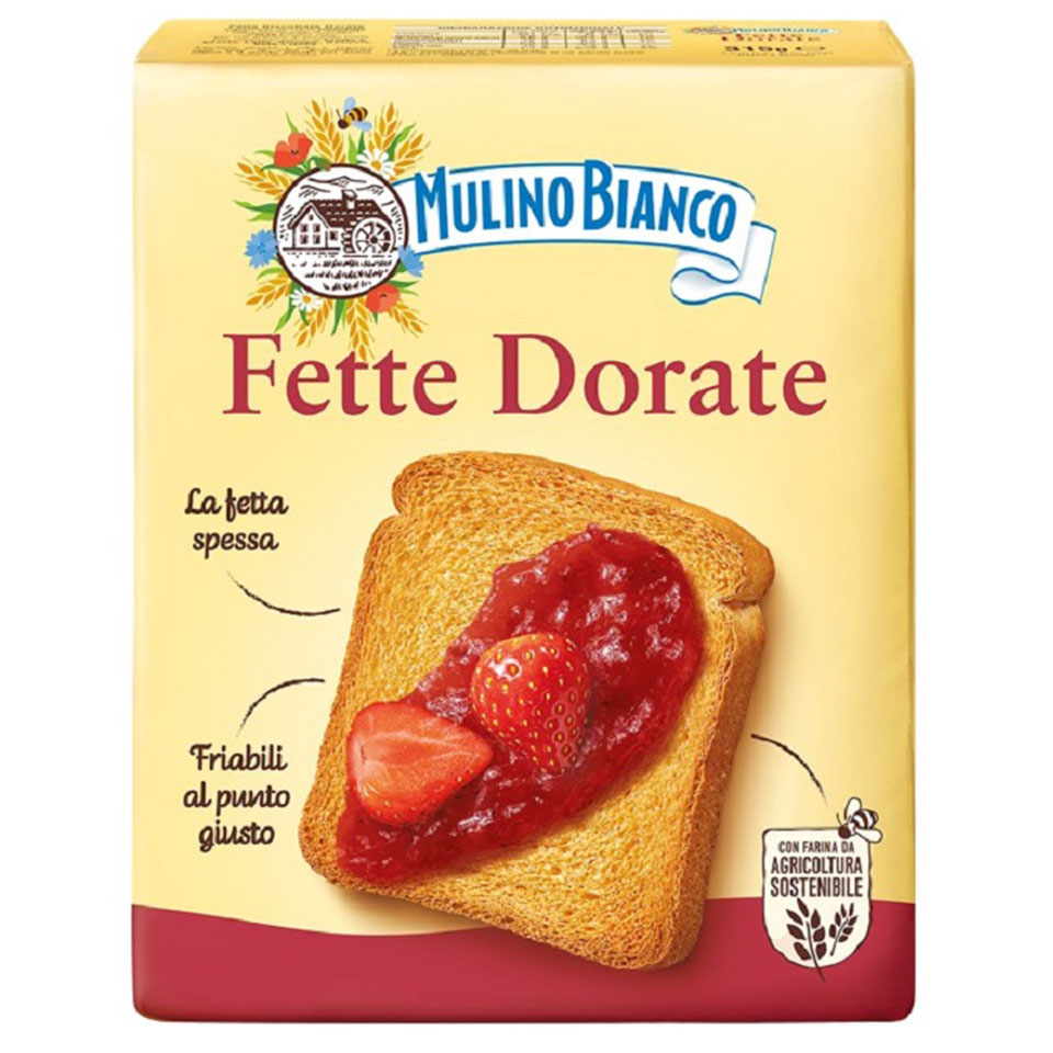 Dvopek Mulino bianco dorate 315g