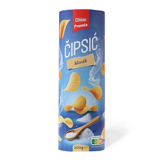 Cipsic klasik Premia 100g