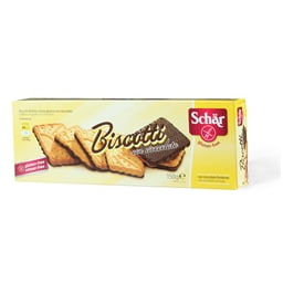 Keks preliven cokoladom Biscotti 150g