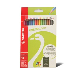 Bojice drvene Greengraph Stabilo 18/1