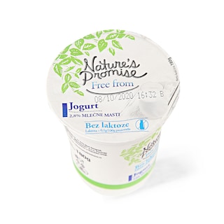 Nature's Promise Jogurt bez laktoze 2.8% 180ml
