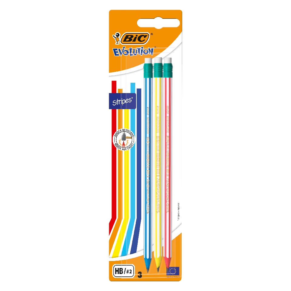Grafitna olovka 646 sa gum.(BIC) 1/3 bl.