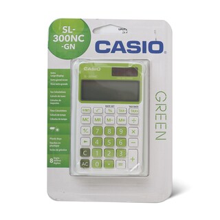 Dzepni kalkulator sl 300nc zeleni Casio