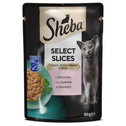 Hr.za macke losos,sos kesica Sheba 85g