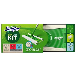 Set Mop drska+dopune(8dry+3wet) Swiffer