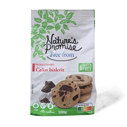 Bezglutenski choco biscuits 200g