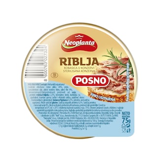Pasteta riblja Neoplanta 75g