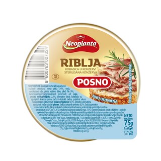 Pasteta riblja Neoplanta 75g