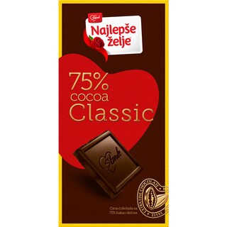 Cokolada crnaNajlepse zelje Stark 75g