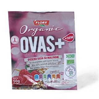 Ovsena kasa sa malinom Organic 50g