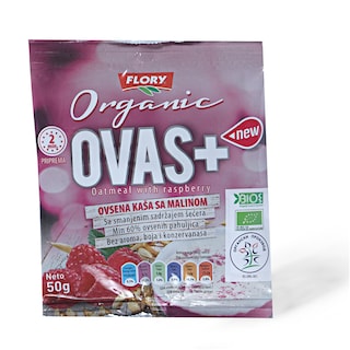 Ovsena kasa sa malinom Organic 50g