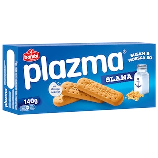 Keks Plazma slana,susam i morska so 140g