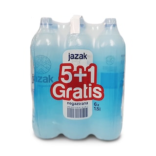 Voda Jazak 1,5l pakovanje 5+1 gratis