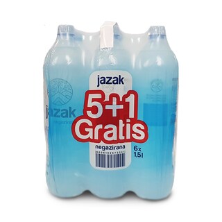 Voda Jazak 1,5l pakovanje 5+1 gratis