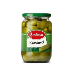 Krastavci pasterizovani 6-9 Amfissa 680g